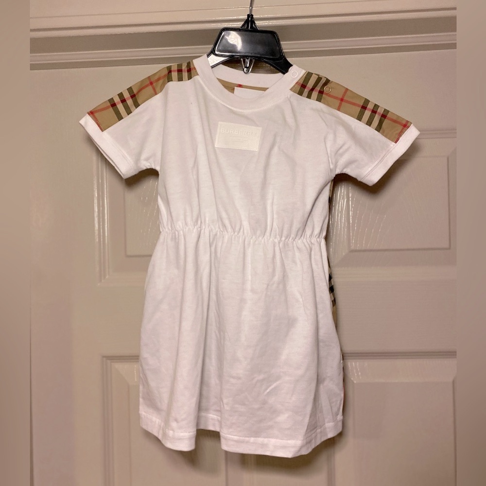 NWT Burberry Baby Girls Check Dress & Bloomer Set - Picture 2 of 5
